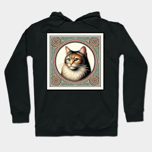 cat portrait t-shirt Hoodie